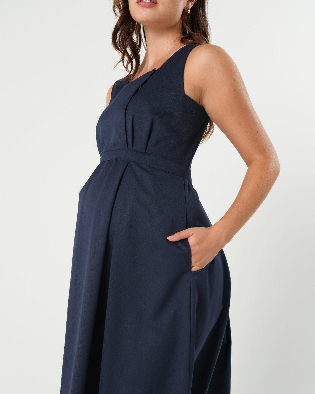 INTO THE BLUE Empire Maternity & Nursing Dress (Regular & Petite) in - Women's Maternity and Nursing Dress photo