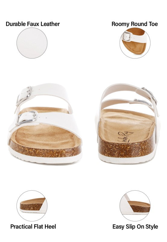 London Rag Gloriosa The Double Strap Slide Sandals in - photo