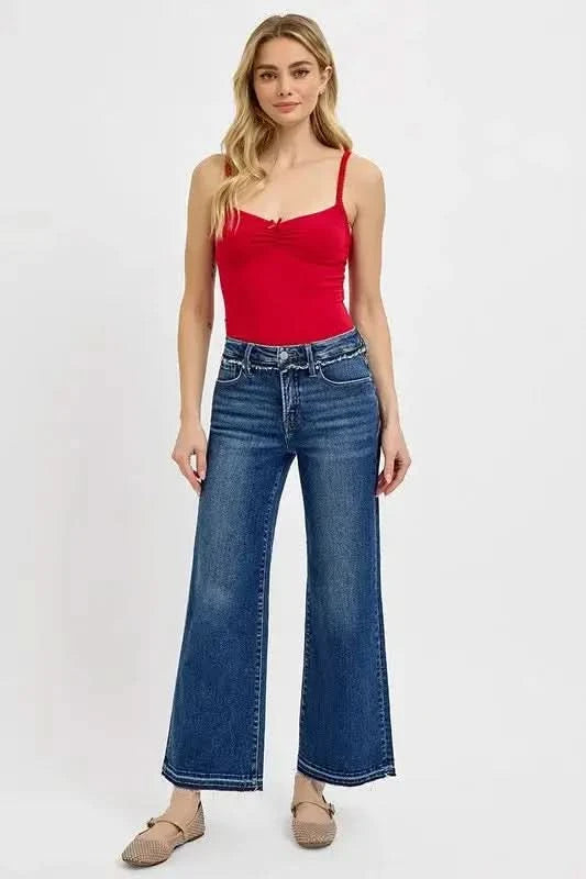 RISEN Full Size Tummy Control Bootcut Jeans Plus Size in - photo