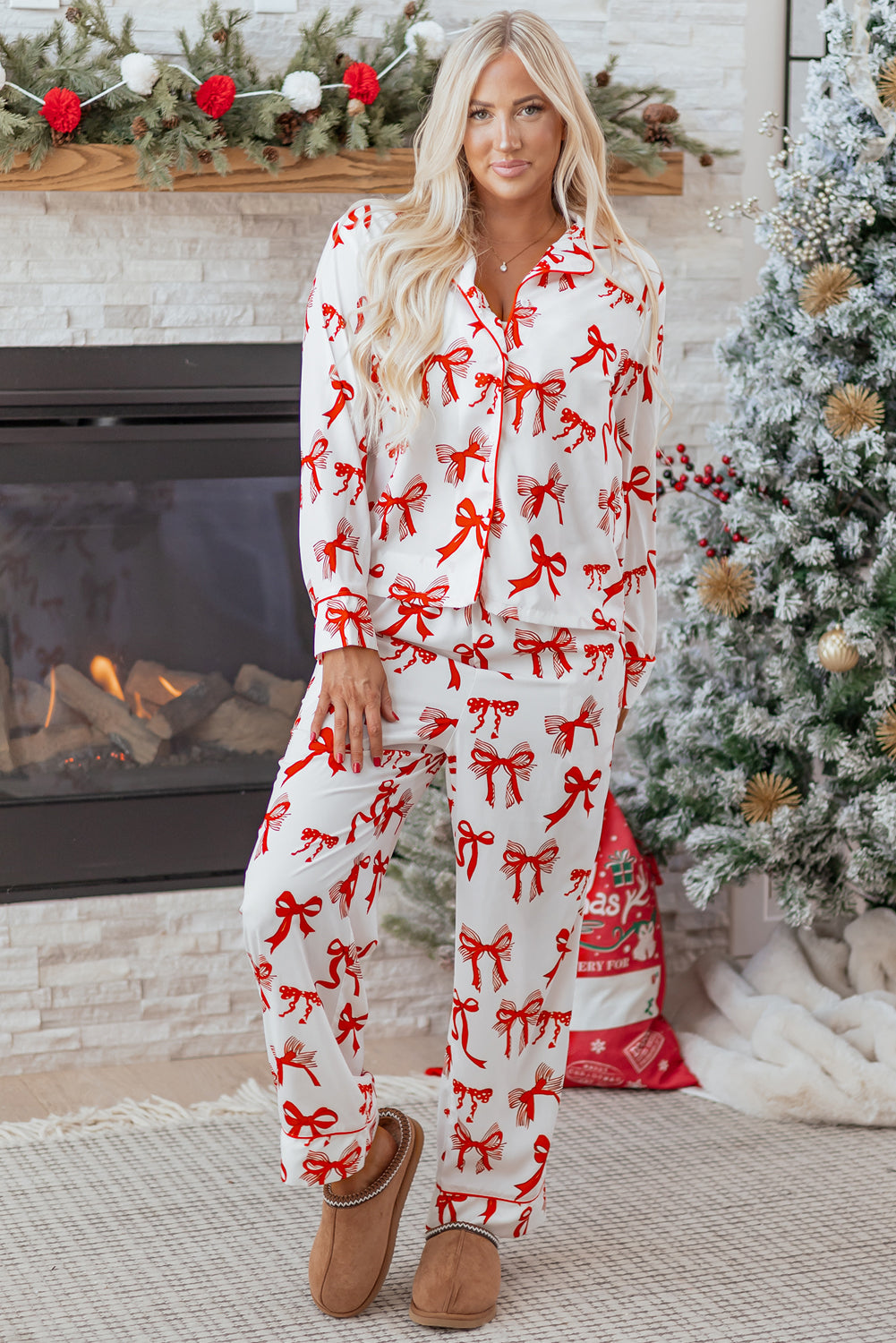 Rubinaya Long 2pcs Pajama Set in - Sleepwear photo