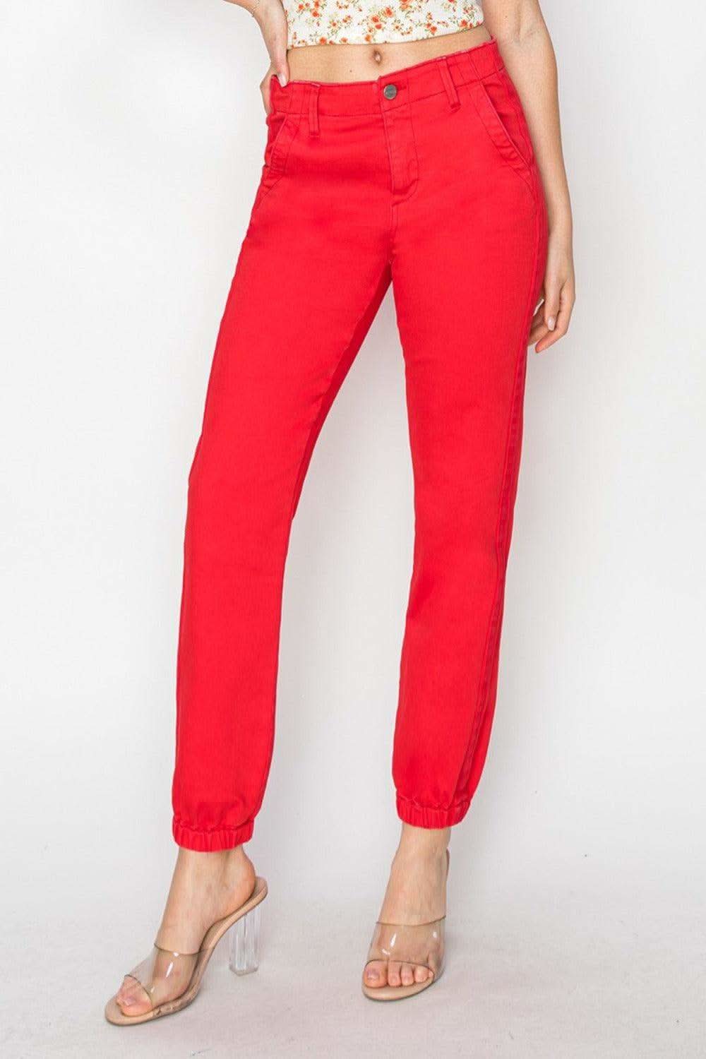 RISEN Full Size High Waisted Jogger Jeans in - Jeans photo