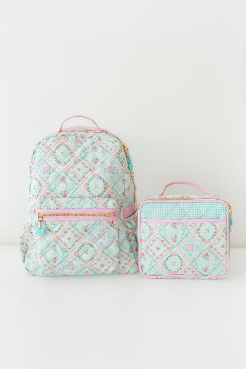 *PREORDER* Quilted Lunchbox ~ Petal Patchwork in - photo