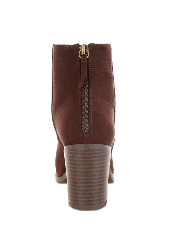 Eigur High Block Heel Boots in - photo