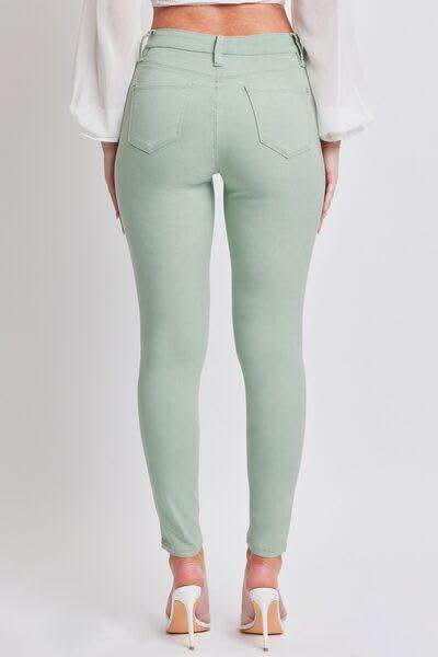 YMI Jeanswear Hyperstretch Mid-Rise Skinny Jeans - SwagglyLife Home & Fashion