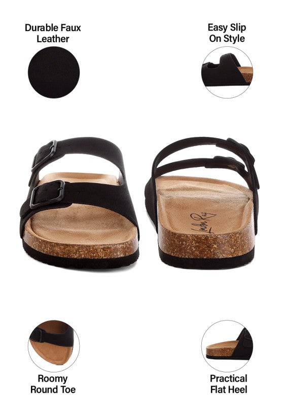 London Rag Gloriosa The Double Strap Slide Sandals in - photo