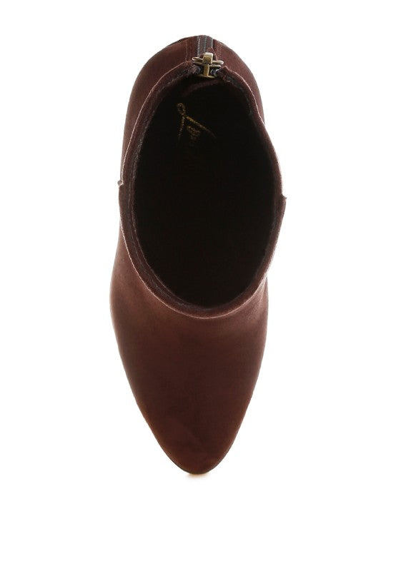 Eigur High Block Heel Boots in - photo