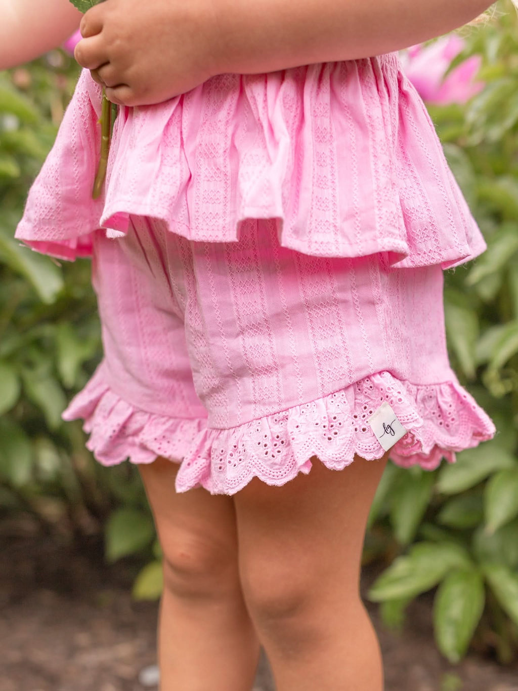 Cotton Candy Pink Short Set in - Outfit Sets photo