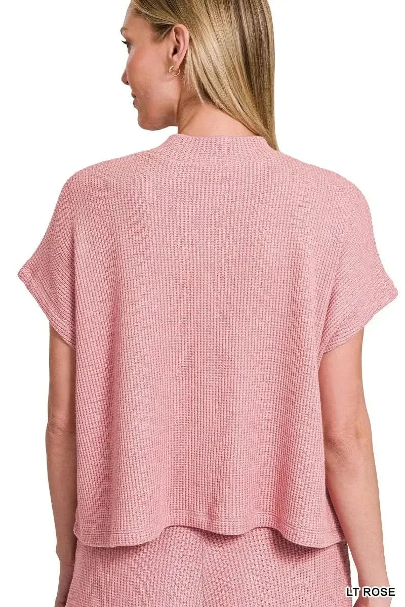 Zenana Sweater Boxy Top & Long Pants Set in - photo