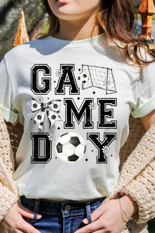 Soccer Game Day Graphic Plus Tee in CITRON - photo