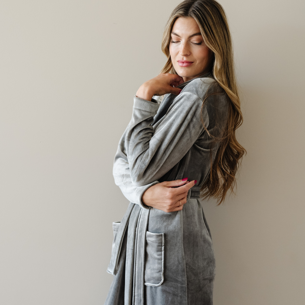 Saranoni Minky Stretch Luxe Robes in - photo