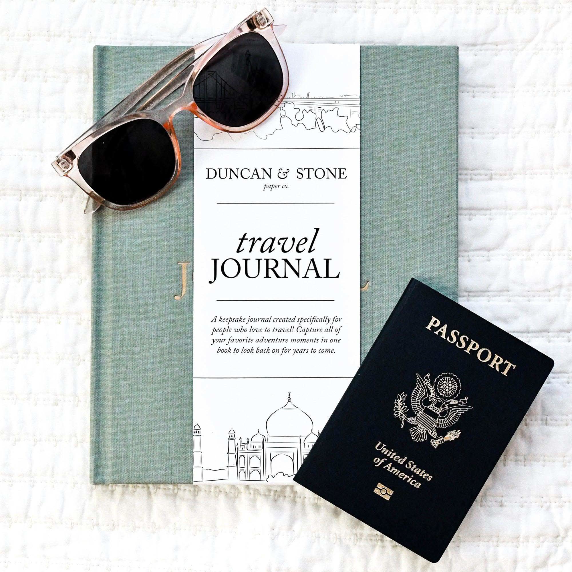 Duncan & Stone Paper Co. Travel Journal Book - SwagglyLife Home & Fashion Duncan & Stone Paper Co. Travel Journal Book - SwagglyLife Home & Fashion