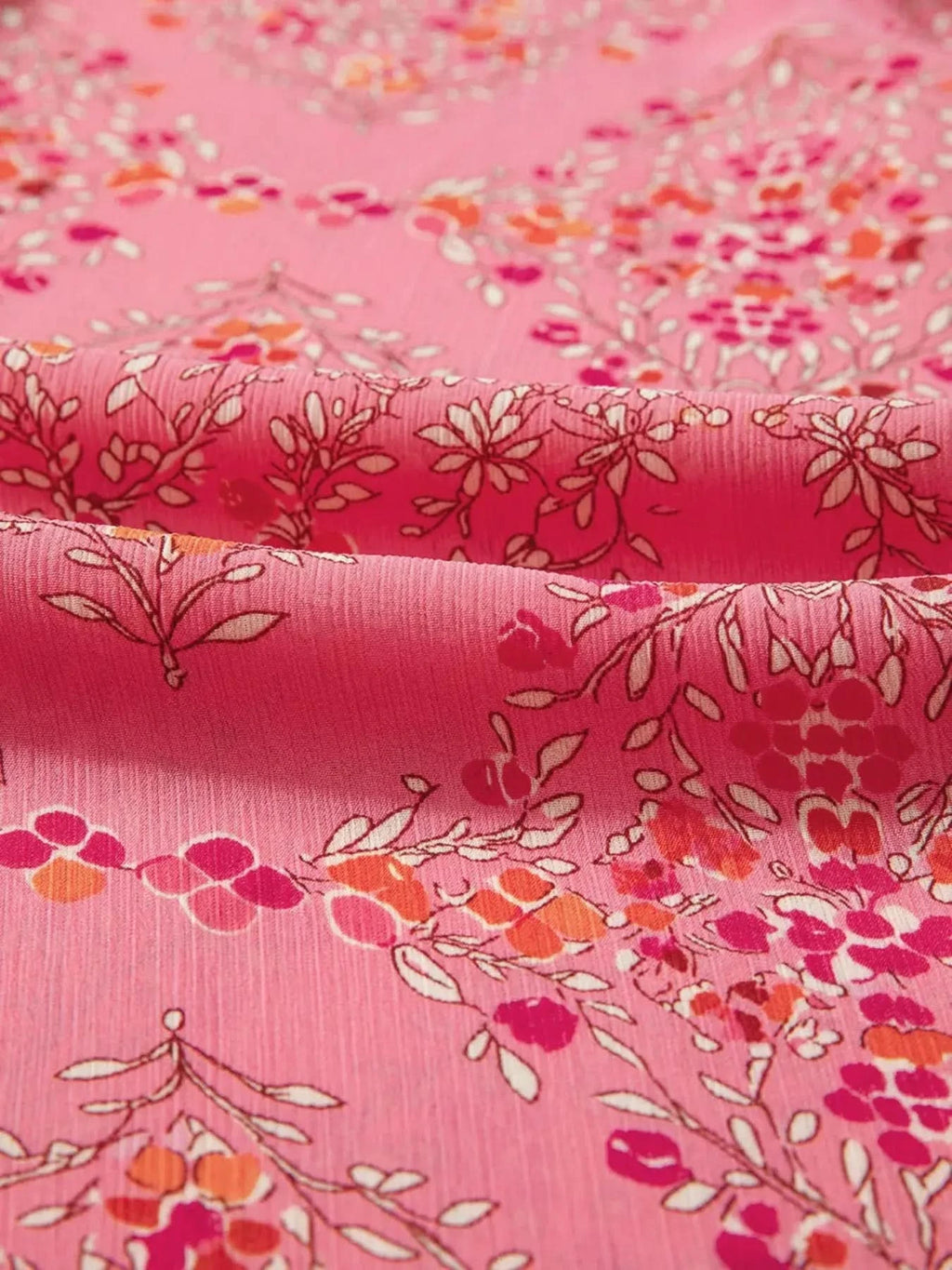 Floral Print Lantern Sleeve Loose Shirt - SwagglyLife Home & Fashion