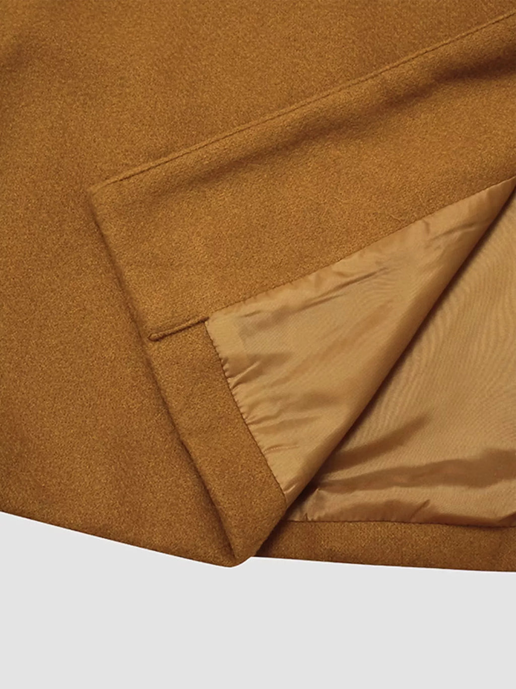 Single-Breasted Long Sleeve Overcoat Plus Size in - photo