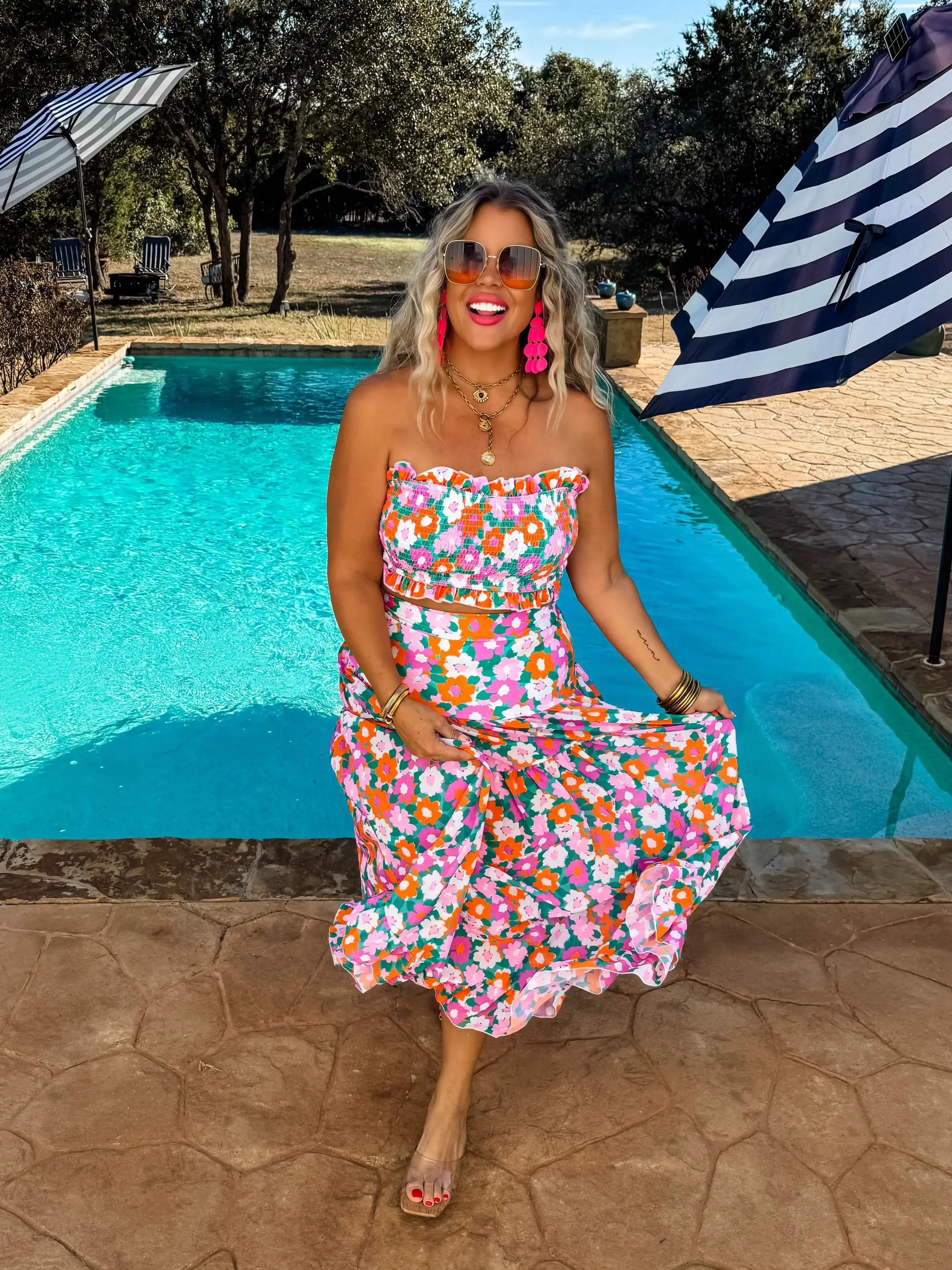 Amalfi Blooms Swim Set - SwagglyLife Home & Fashion Amalfi Blooms Swim Set - SwagglyLife Home & Fashion