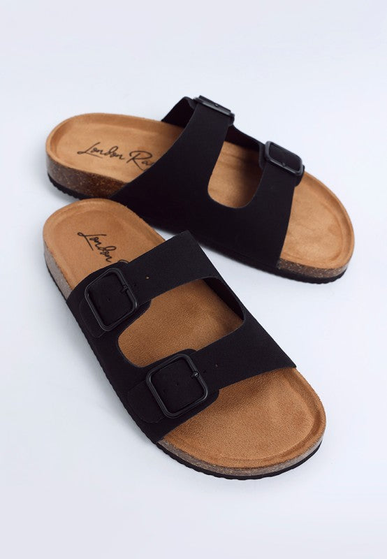 London Rag Gloriosa The Double Strap Slide Sandals in - photo