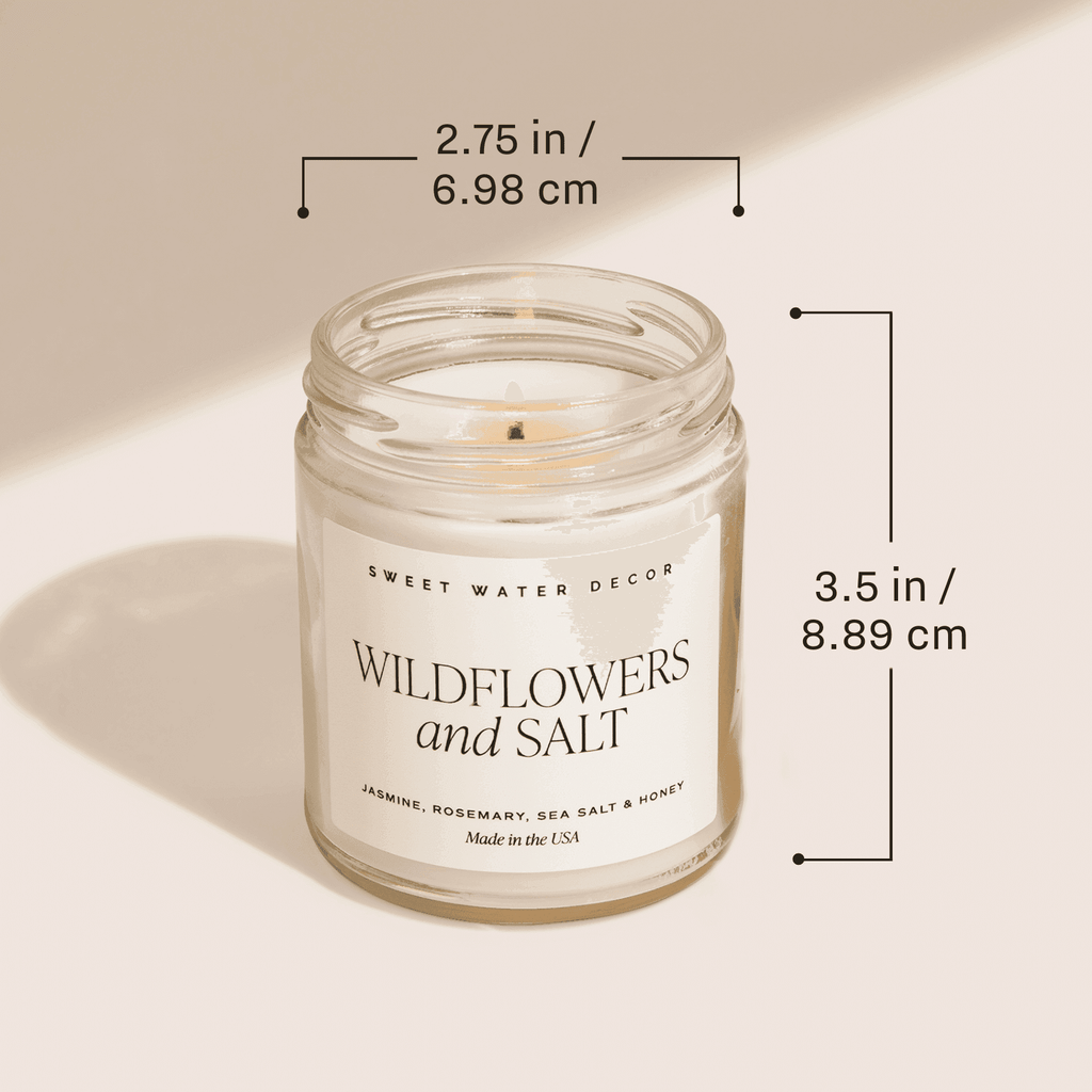 Fall Leaves Soy Candle - Clear Jar - 9 oz in - Candles photo