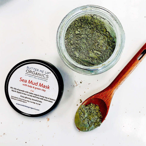 BUTTER ME UP ORGANICS Sea Mud Mask | French Green Clay Kaolin Clay - SwagglyLife Home & Fashion BUTTER ME UP ORGANICS Sea Mud Mask | French Green Clay Kaolin Clay - SwagglyLife Home & Fashion