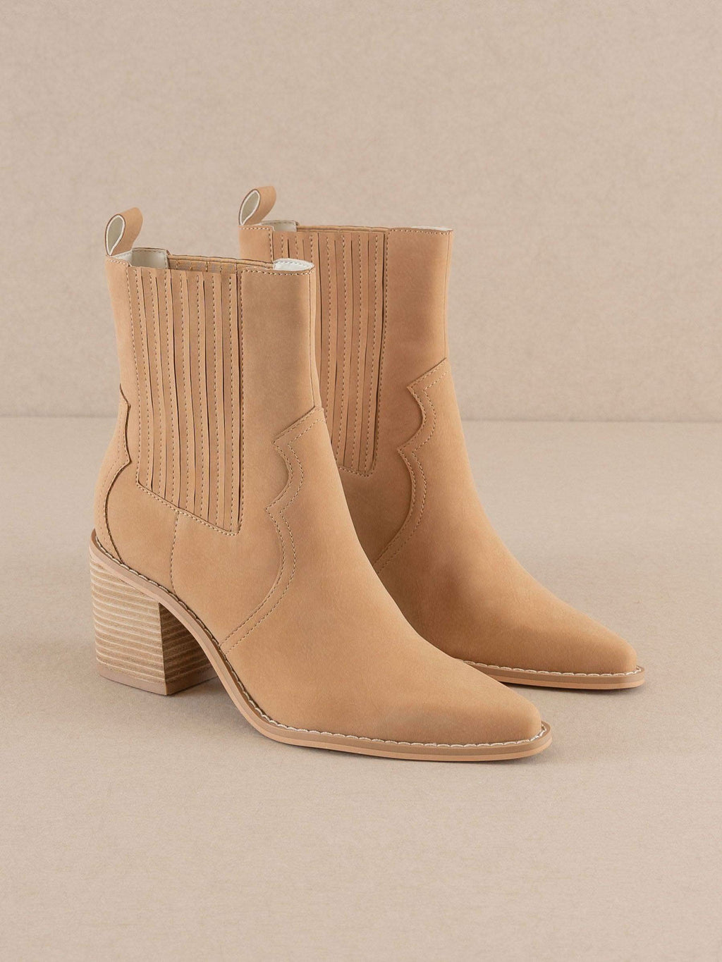 The Addison | Camel Western Inspired Boot - SwagglyLife Home & Fashion