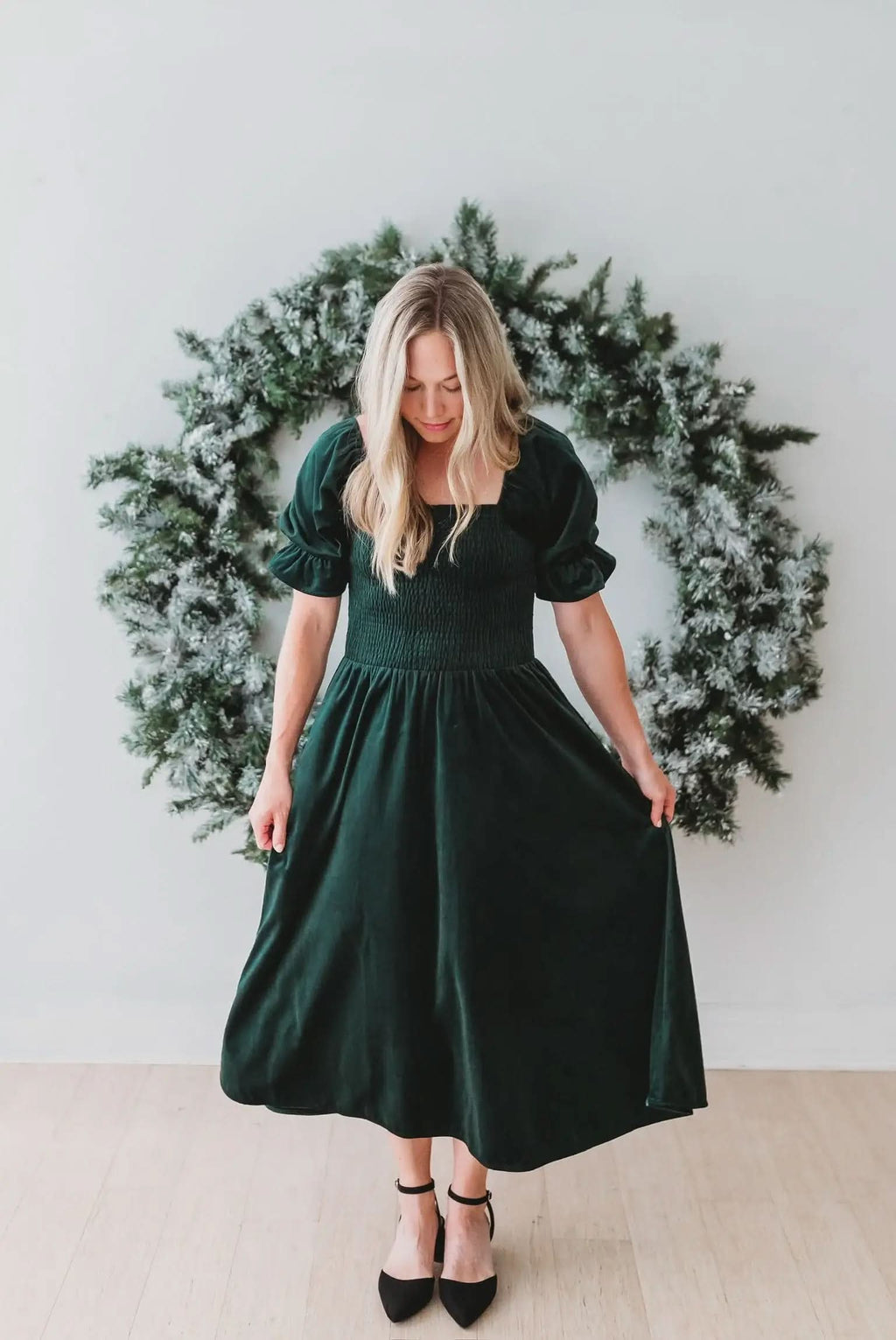 *PREORDER* Women's Frosted Forest Dress - SwagglyLife Home & Fashion