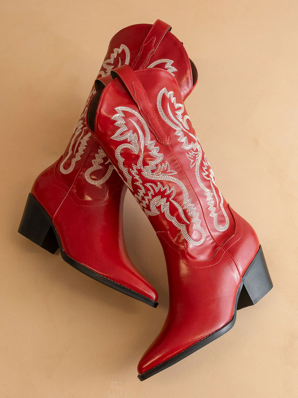 The Amaya | Cherry Classic Western Cowgirl Boot in - BOOTS & BOOTIES photo