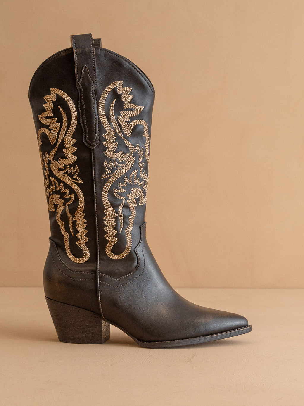 The Amaya | Coffee Classic Western Boot in Coffee - BOOTS & BOOTIES photo