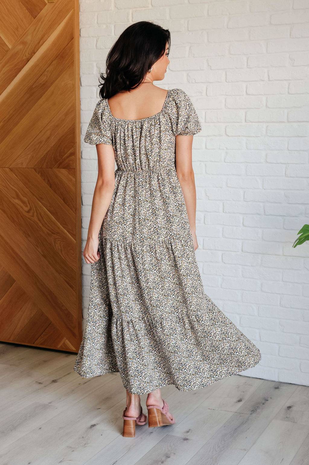 A Moment of Love Balloon Sleeve Dress in - Dresses photo