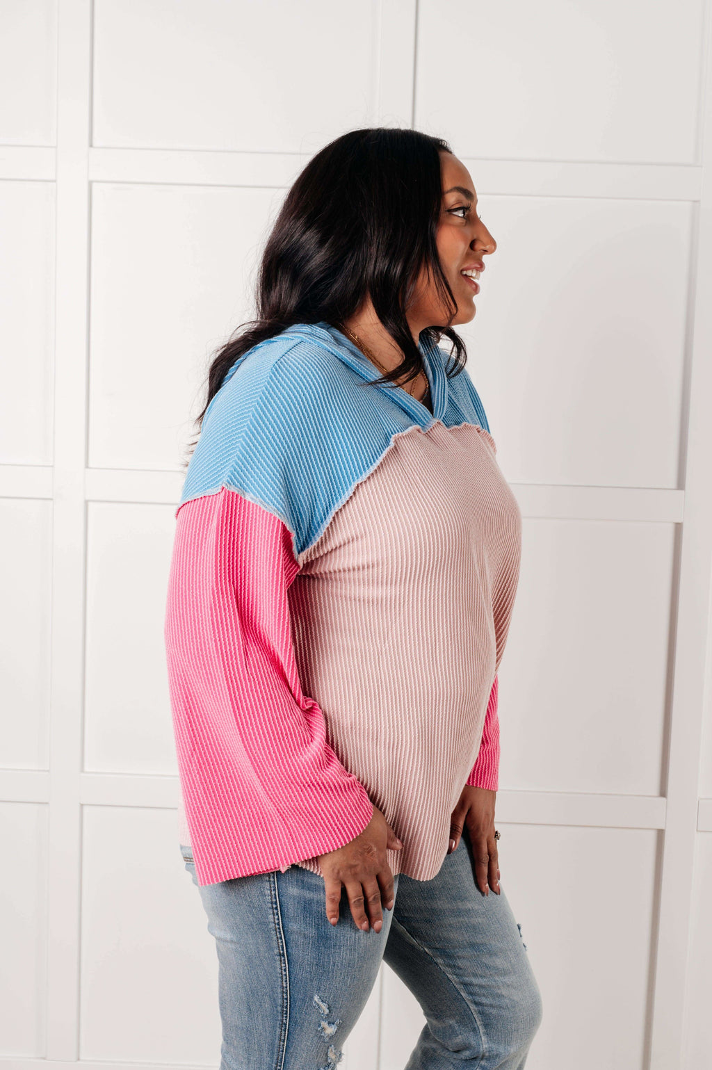 A-Tisket A-Tasket Color Block Pullover in - Tops photo