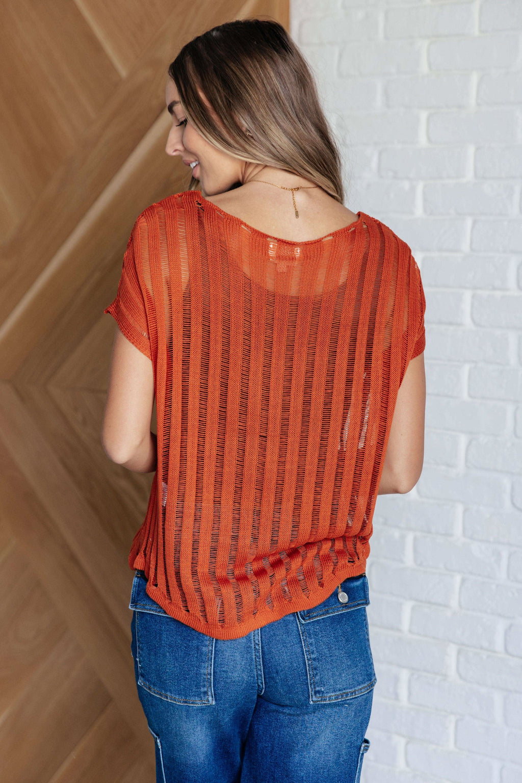 All I See Is You Loose Knit Top - SwagglyLife Home & Fashion
