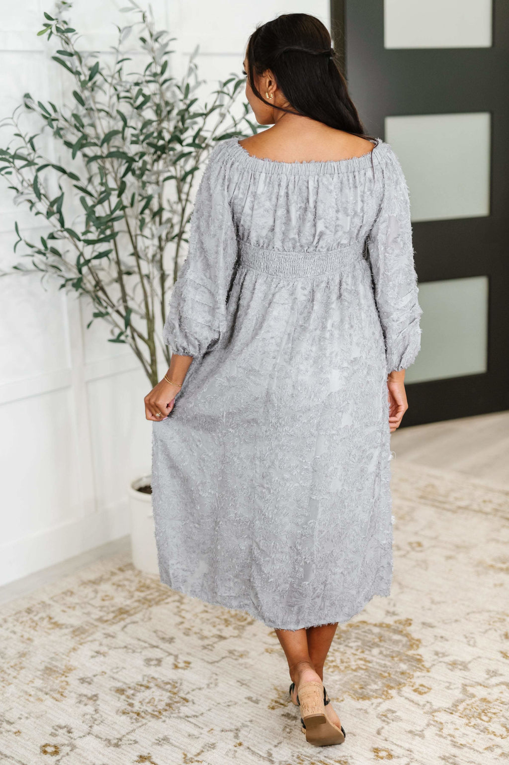 All Is Well Dress In Opal Gray - SwagglyLife Home & Fashion