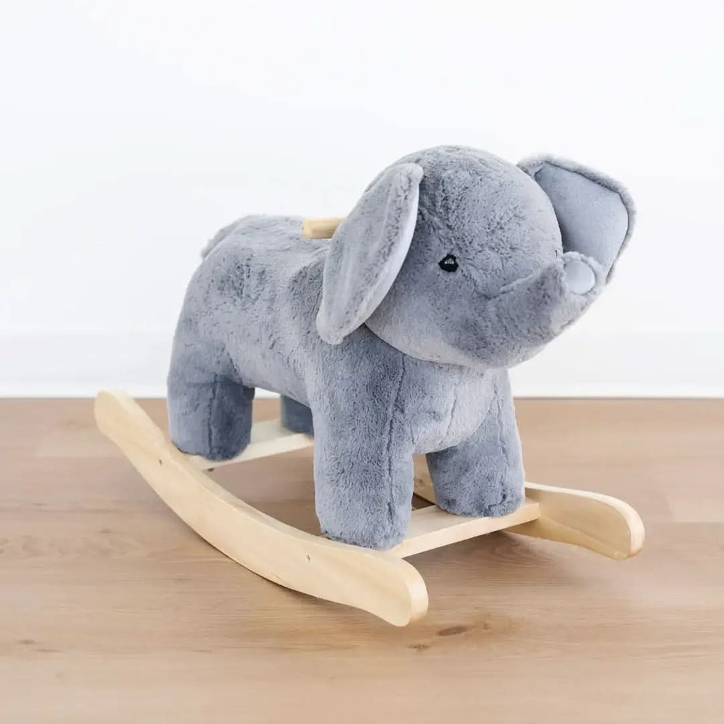Saranoni Stuffed Animal Rockers in Elephant - photo