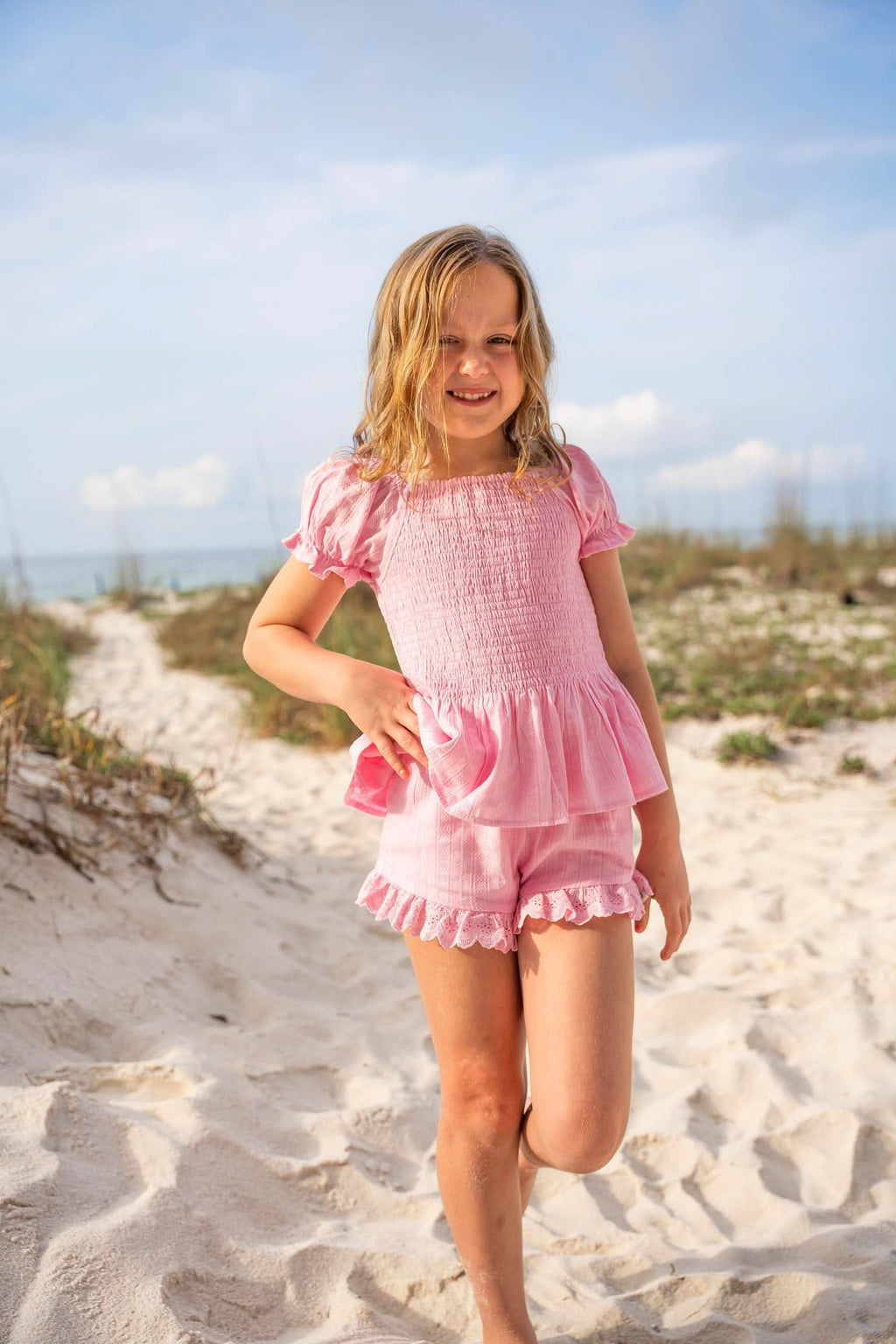 Cotton Candy Pink Short Set in - Outfit Sets photo