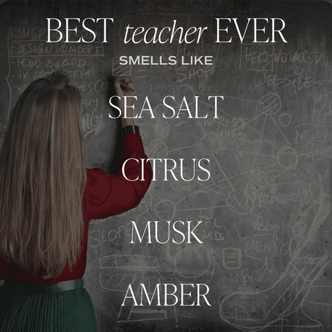 Best Teacher Ever Soy Candle - Clear Jar - 9 oz (Salt and Sea) - SwagglyLife Home & Fashion Best Teacher Ever Soy Candle - Clear Jar - 9 oz (Salt and Sea) - SwagglyLife Home & Fashion