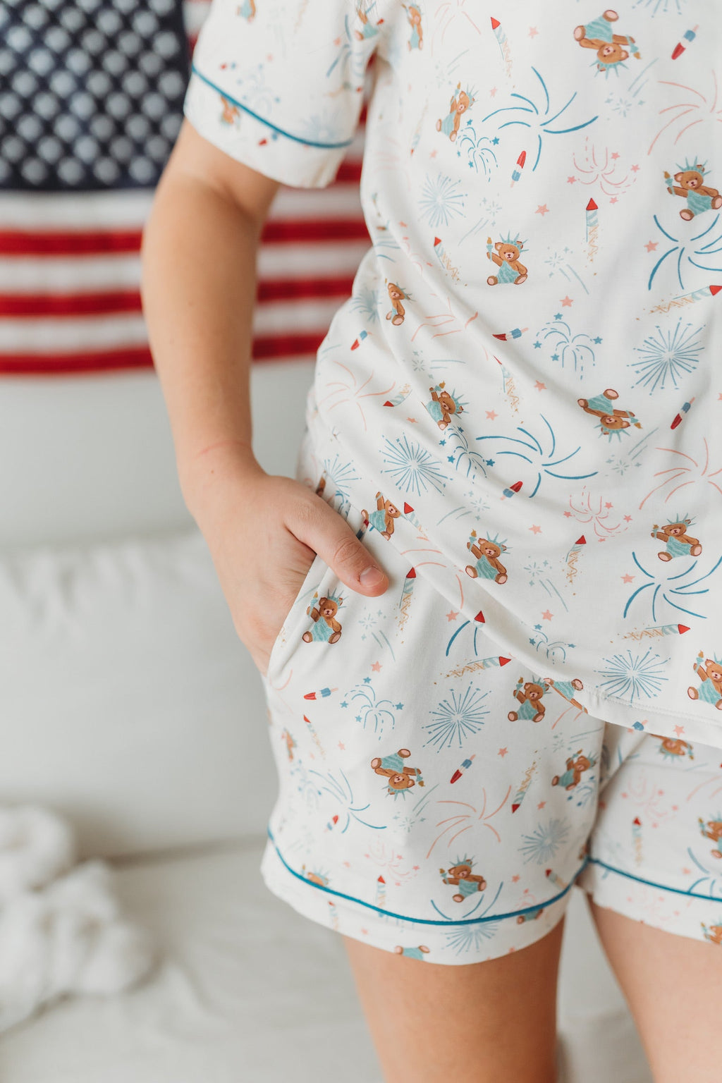 *PREORDER* Adult Liberty Bears Unisex Comfort Set in - Loungewear photo