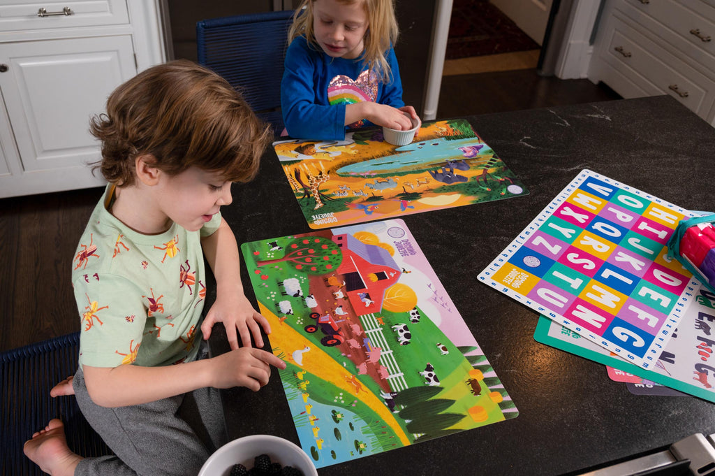 4-pack Toddler Placemat Bundle in - photo