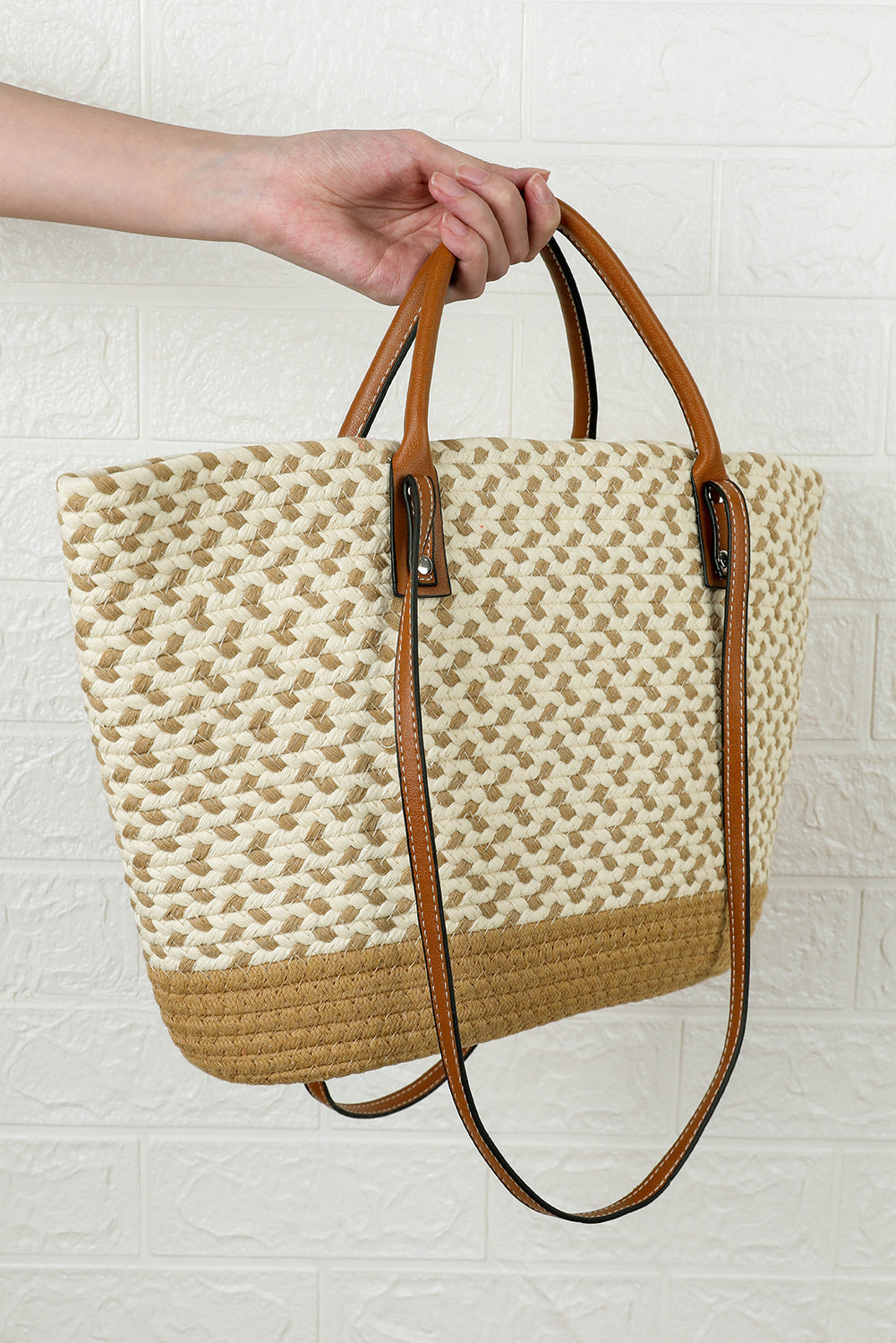 Jaylani Woven Tote Bag in - Shoes & Bags photo