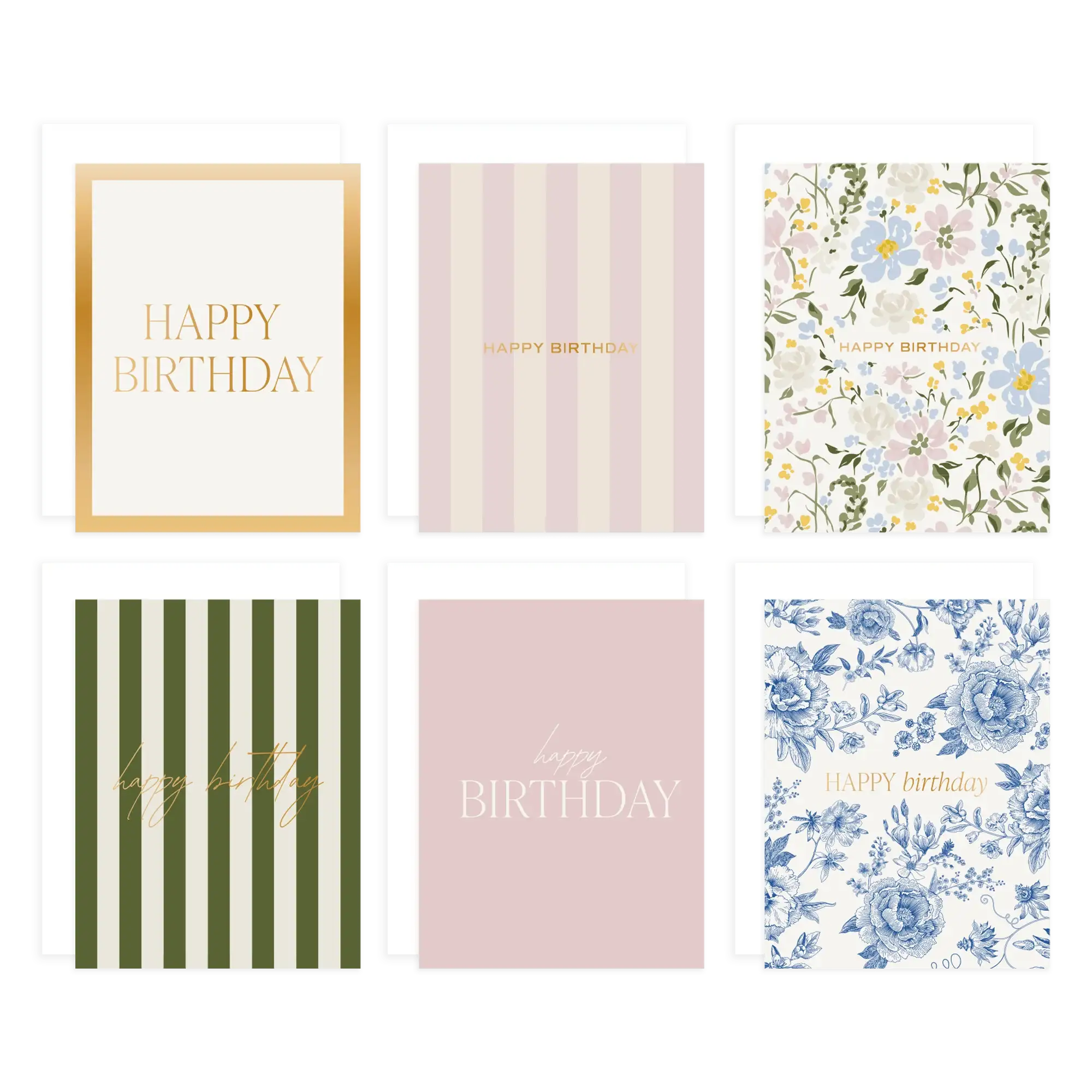 Assorted Happy Birthday Boxed Card Set - Pack of 12 - SwagglyLife Home & Fashion Assorted Happy Birthday Boxed Card Set - Pack of 12 - SwagglyLife Home & Fashion