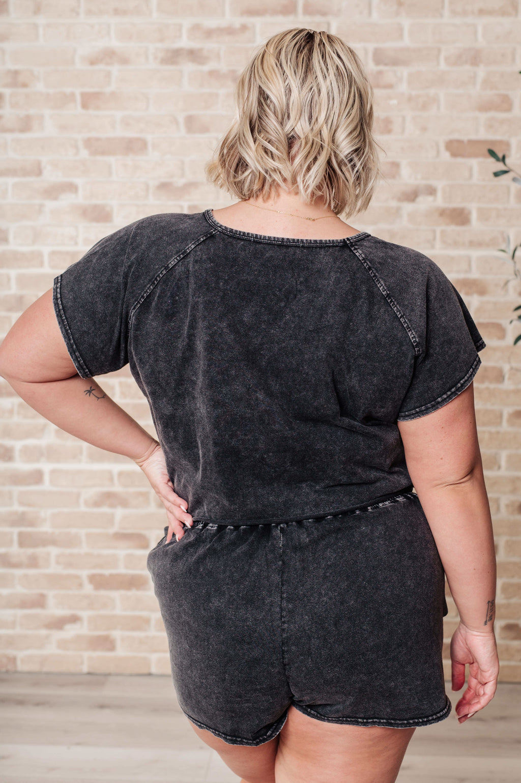 Back to Reality Mineral Wash Short Set in - Athleisure photo