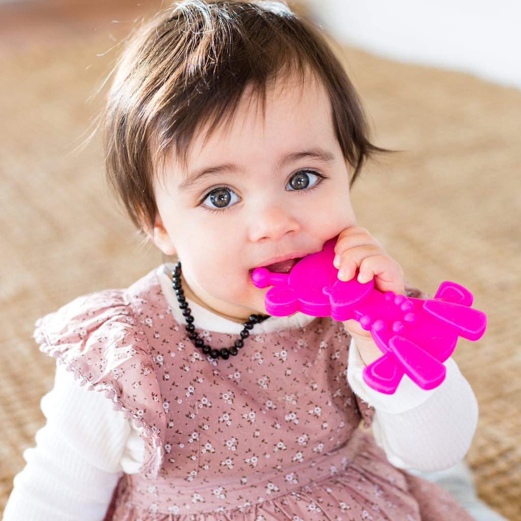 Little bamBAM Baby Teething Toy - Magenta in - Baby Teething Toy photo