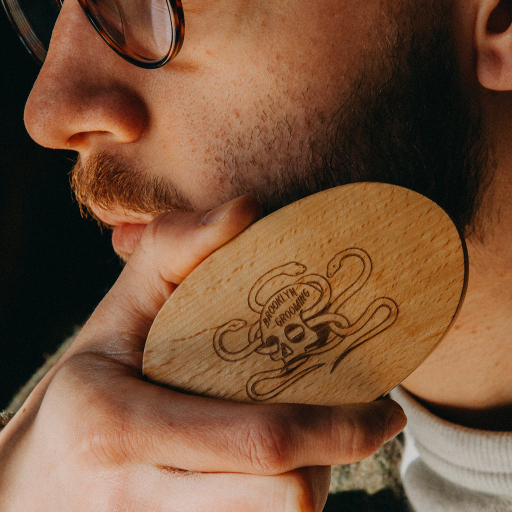 Beechwood and Boar Bristle Beard Brush in - Beard brush photo