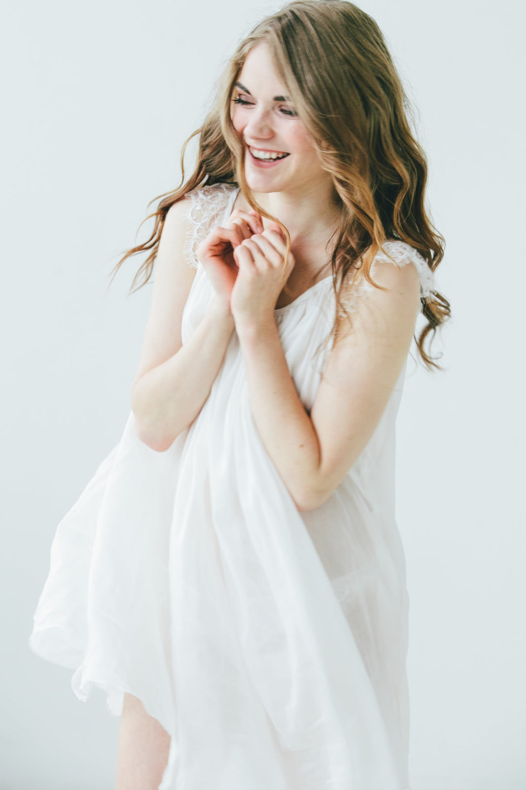 Betty Babydoll in Cotton Silk Blend in - PAJAMAS photo