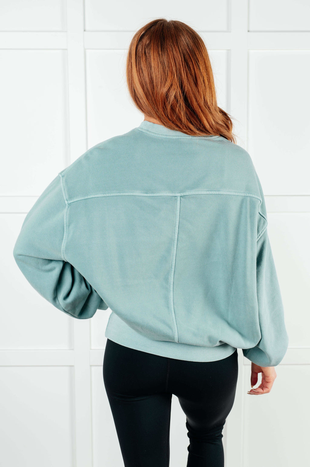 Beyond the Basics Pullover in Blue Grey in - Tops photo