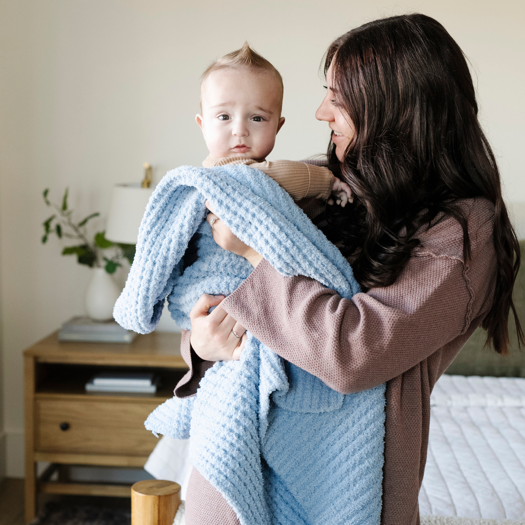 Saranoni Waffle Knit Receiving Blankets in - photo