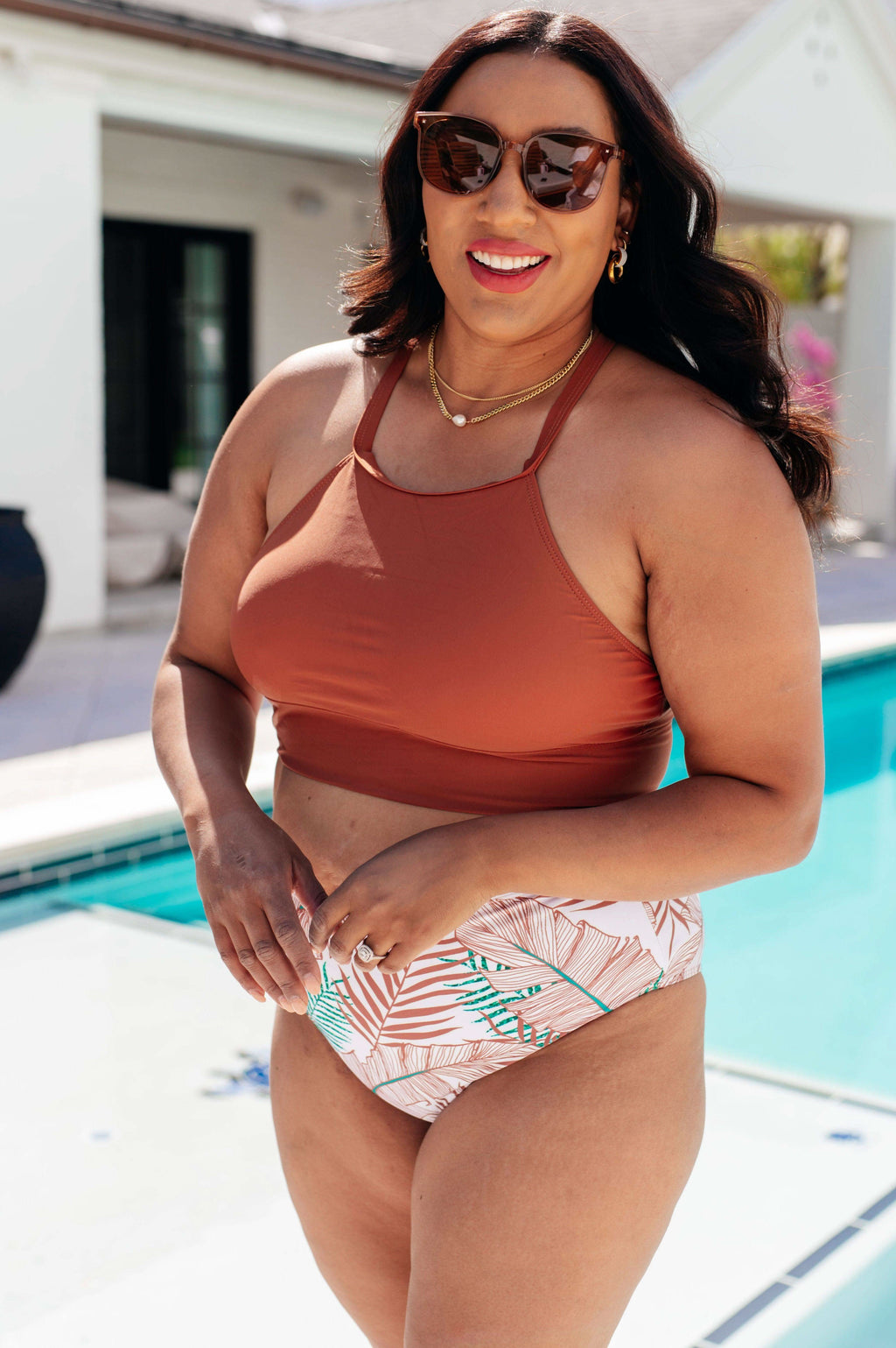 Bora Bora Halter Swim Top in - Swimwear photo