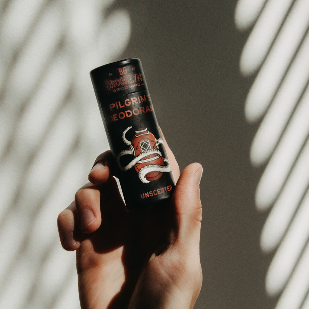 Unscented Pilgrim's deodorant in - deodorant photo