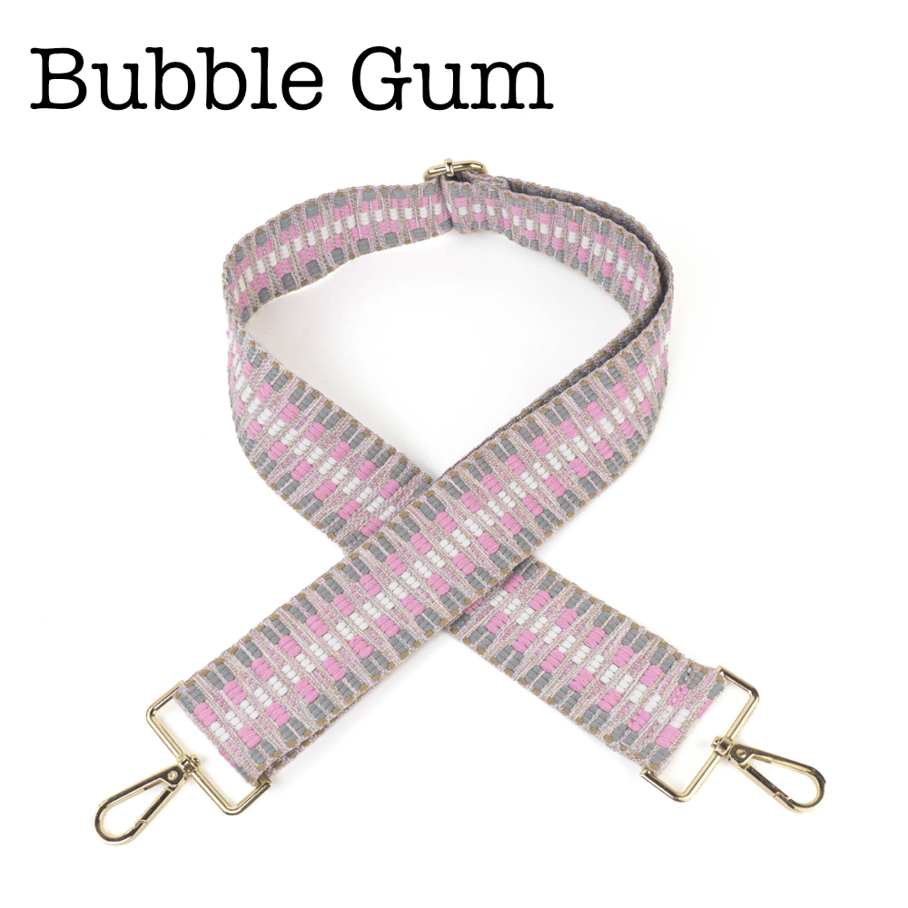 Bag Straps | 30 Styles in Bubble Gum - Bags photo