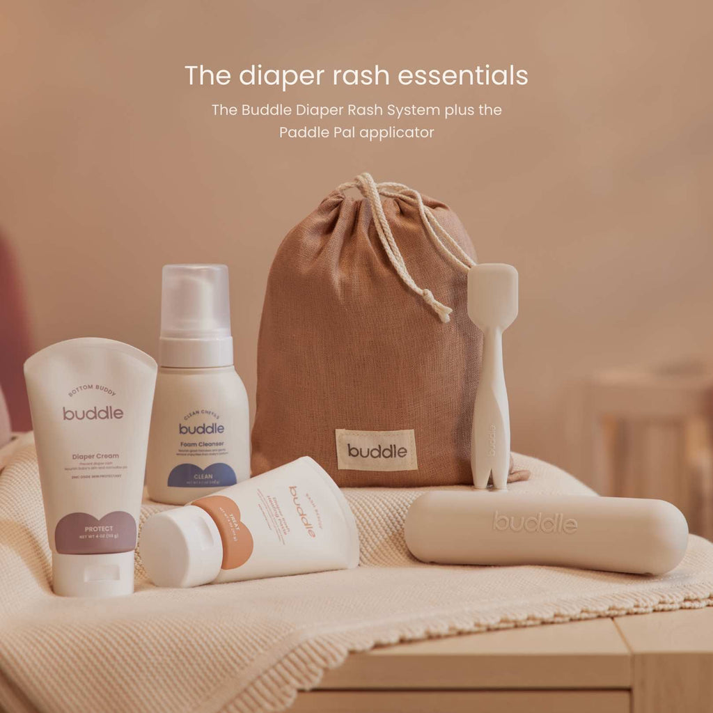 Buddle Diaper Rash System Essentials Kit | Mess-Free Diaper Cream Set in - Diaper Rash Treatment photo
