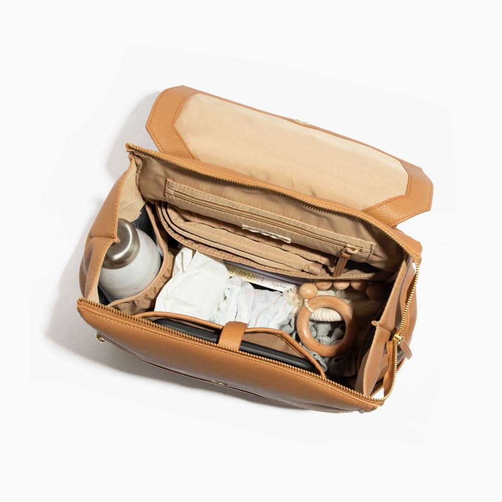 Freshly Picked Butterscotch Classic Diaper Bag II in - Classic Diaper Bag II photo