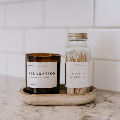 White Tip Safety Matches - 60 Count, 3.75" - SwagglyLife Home & Fashion White Tip Safety Matches - 60 Count, 3.75" - SwagglyLife Home & Fashion