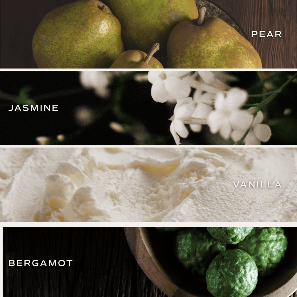 Favorite Sweater Soy Candle - Patterned 9 oz - Clear Jar (Cashmere and Vanilla) in - Candles photo