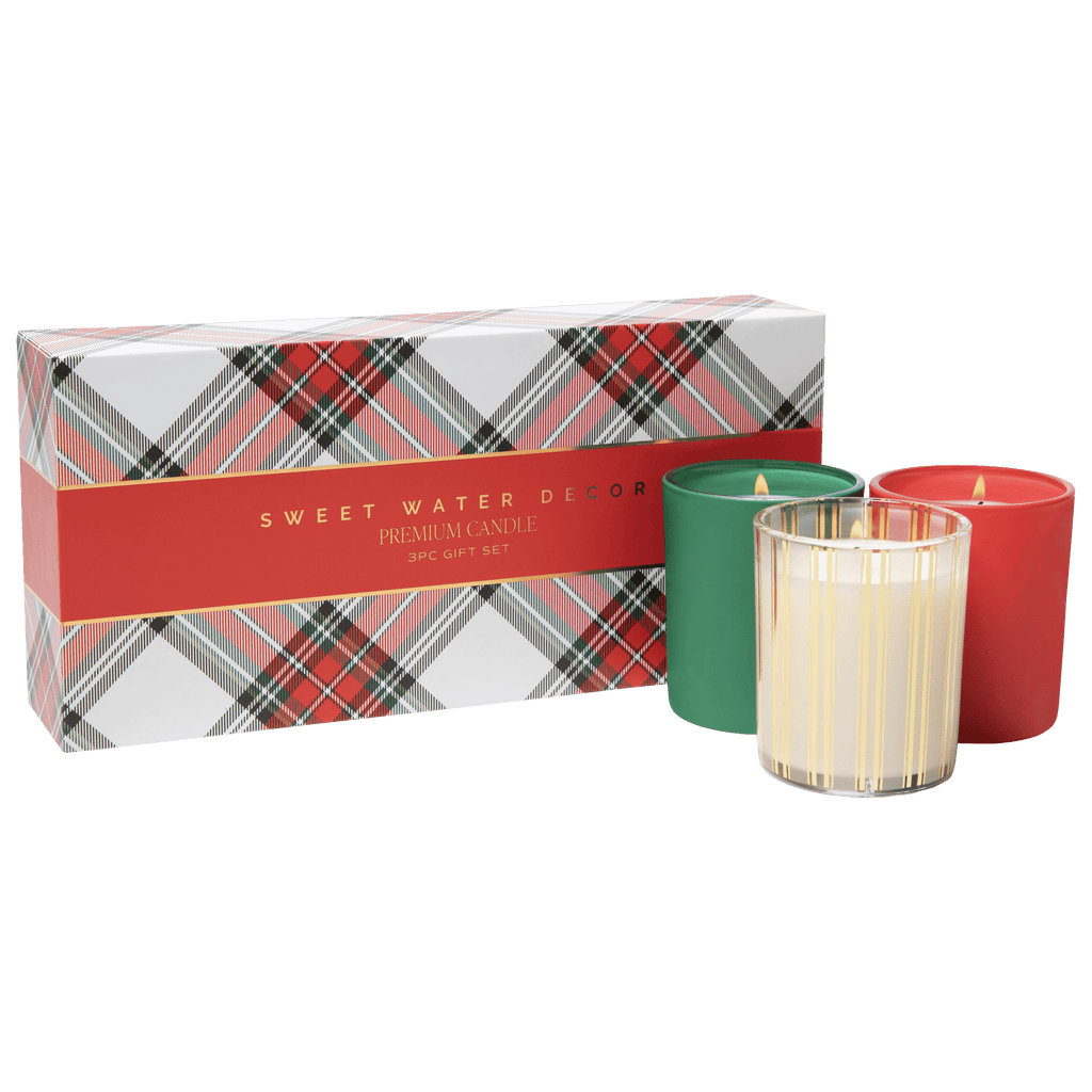 Christmas Candle Gift Box Set (Christmas, Warm and Cozy, Fraser Fir) in - Candle Set photo
